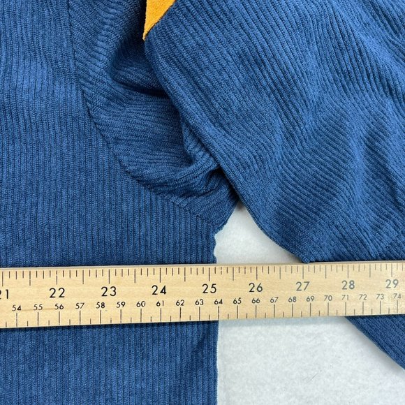 Hengsheng Jeans 1/4 Zip Sweater Shirt 2XL XXL Men's Corduroy Lightweight - Picture 7 of 11